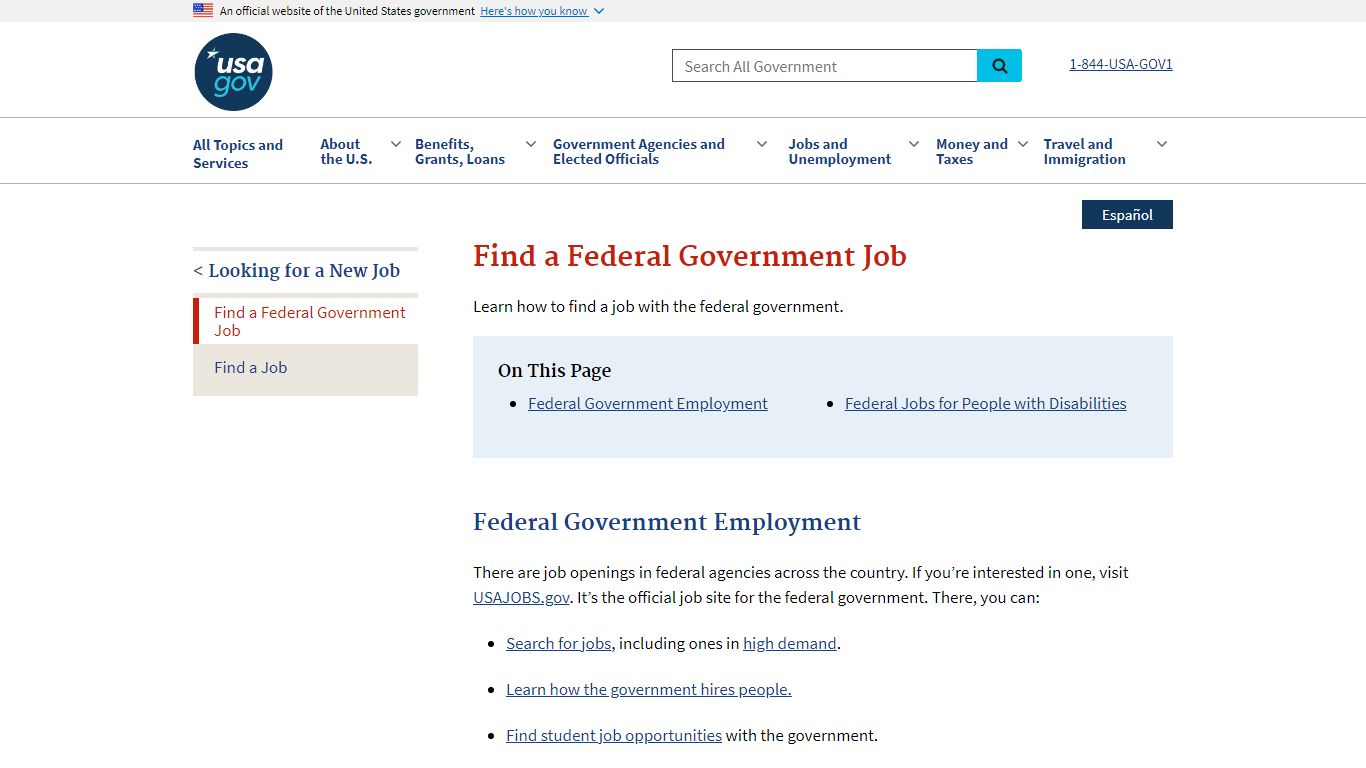 Find a Federal Government Job | USAGov